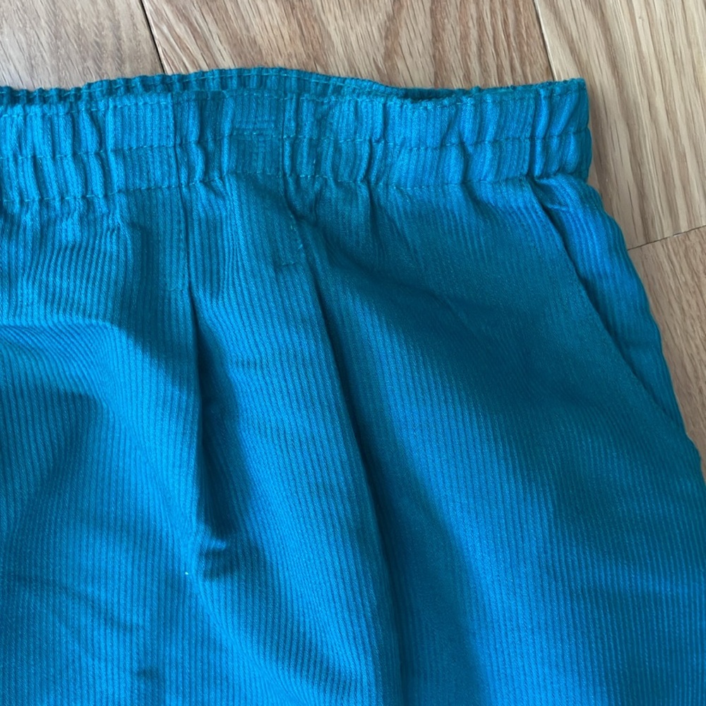 Vintage plus teal button front skirt 24W - Picture 2 of 4